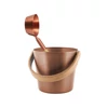 RENTO Szauna dézsa szett alumíniumból, rézbarna színben, 5L