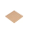 PVC Műanyag szauna lábrács Basic 20 x 20 cm, világos barna