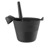 Harvia Click dézsa szett,  műanyagból, fekete színben, 7 L