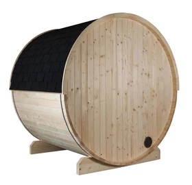 HARVIA Kuusi hordószauna 180 cm, teli hátfalas