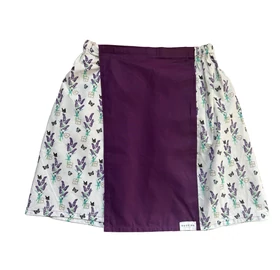 Szaunaszoknya levendulás lila betéttel