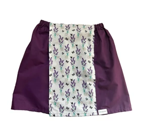 Szaunaszoknya lila levendulás betéttel