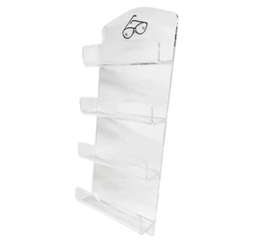 Szemüvegtartó III. víztiszta akrilból 4 szemüveghez