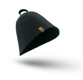 SAUNHAT szauna sapka, 100% juhgyapjúból, varrásmentes, antracit szürke 