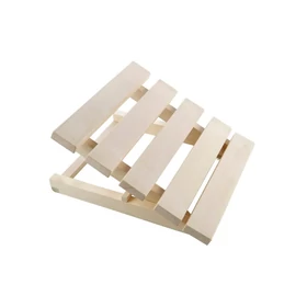 Állítható  szauna fejtámla natúr fából