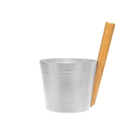 RENTO Szauna dézsa alumíniumból, natúr színben, 5L