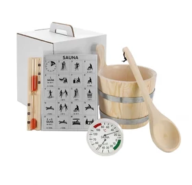 Basic Szauna dézsa szett, 5 részes