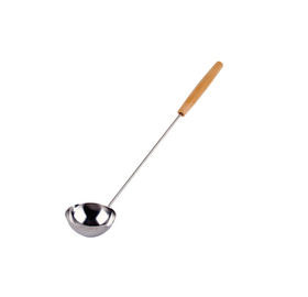 FINNSA Szauna kanál, fém, bükkfa fogantyúval, 54 cm/300ml
