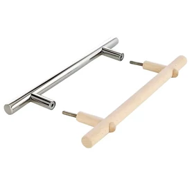 Fém/fa csőfogantyú szett szauna ajtóhoz, 300 mm