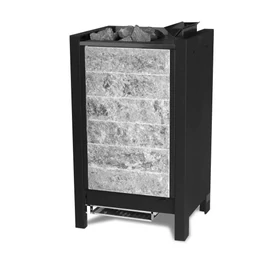 EOS Stone S25 Vapor Kombi Bi-O szaunakályha, 7,5 kW-9 kW, fekete, álló