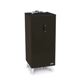 EOS Cubo Kombi Bi-O szaunakályha, 7,5 kW-12 kW, fekete, álló