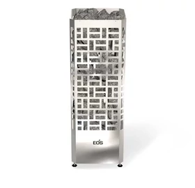 EOS Edge finn szaunakályha, 6kW-9kW, ezüst, álló