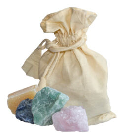 Kövek, ásványok, kristályok a víz energetizálására, természetes kő, kb. 330g