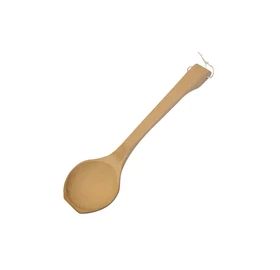 Szauna kanál hőkezelt nyírfából, standard nyelű, 35cm/130 ml