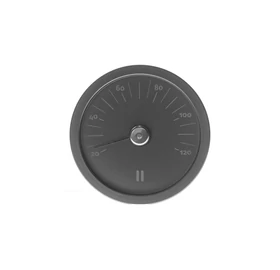 RENTO Szauna hőmérő alumíniumból, fekete színben