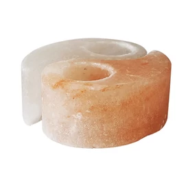 Himalájai kristálysó Yin-Yang mécsestartó, 2 részes