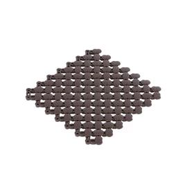 PVC Műanyag szauna lábrács Basic 20 x 20 cm, sötét barna