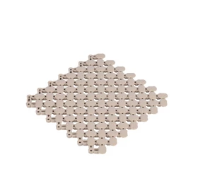 PVC Műanyag szauna lábrács Basic 20 x 20 cm, világos szürke