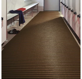 ÚJ! Csúszásgátló higiéniai szőnyeg vizes területre, szaunába, négyzetméterre, Barna