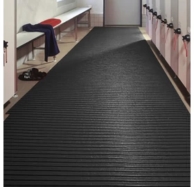 ÚJ! Csúszásgátló higiéniai szőnyeg vizes területre, szaunába, négyzetméterre, Fekete
