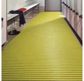 ÚJ! Csúszásgátló higiéniai szőnyeg vizes területre, szaunába, négyzetméterre, Citromsárga