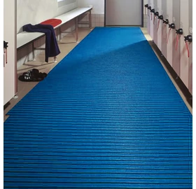 ÚJ! Csúszásgátló higiéniai szőnyeg vizes területre, szaunába, négyzetméterre, Sötétkék