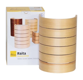 Szauna sarki/fali lámpabúra Raita lámpával