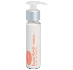 Szaunakrém sárgabarack illattal és peeling effekttel, 75 g