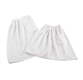 Eliga Szaunakilt zsebbel, fehér, uraknak, hossza kb 50cm