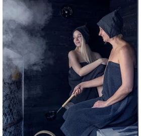 RENTO "Kenno" női szaunakilt, szürke színben, 145 x 85 cm