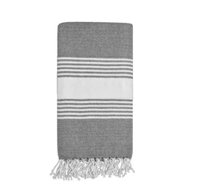 Szauna-, hamam- és strand törölköző HAVLU 95×180cm, sötét szürke
