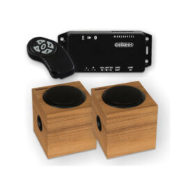Collaxx Bluetooth zenelejátszó & 2 db Cubus 22 szauna hangszóró szaunába