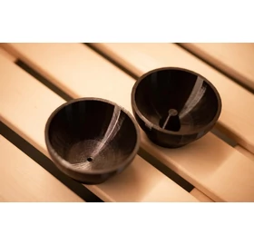 BASSAU fekete jéggolyó készítő szett 3 méretben