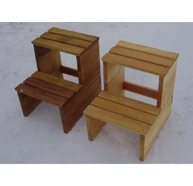 Külső lépcső  merülődézsához,  vörösfenyő