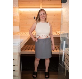 Szauna szoknya, sötét szürke