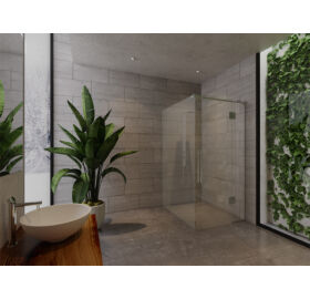 SAUNA KING Üveg zuhanykabin (100x120cm MA: 200cm) - 4 üvegszín választható