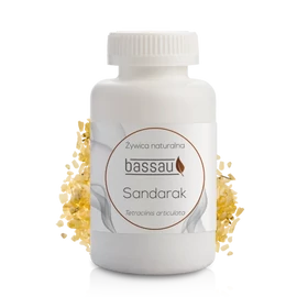 BASSAU Prémium minőségű természetes füstölő, Sandarak (atlaszciprus) gyanta, 50g