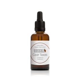 BASSAU Prémium minőségű esszenciális szauna illóolaj, Texasi cédrus, 15ml