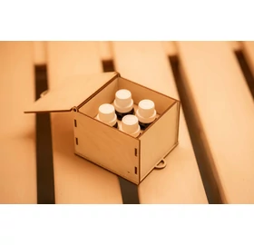 Bassau Illattároló Doboz esszenciális szauna illóolajokkal (15ml) 4 illattal