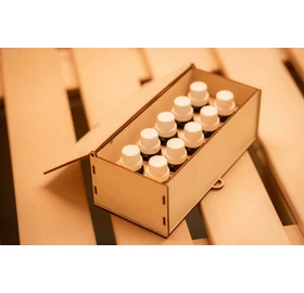 Bassau Illattároló Doboz esszenciális szauna illóolajokkal (15ml) 10 illattal