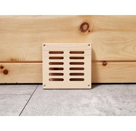 Eliga szellőző rács natúr fából, kicsi
