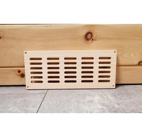 Eliga szellőző rács natúr fából