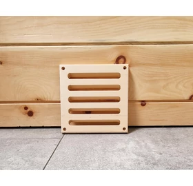 szellőző rács égerfából