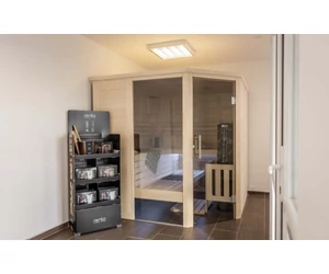 HARVIA Finnszauna Alaska Corner, 206 x 206 cm