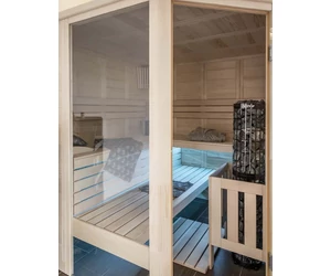 HARVIA Finnszauna Alaska Corner, 206 x 206 cm