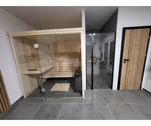 HARVIA Finnszauna Alaska View, 208 x 206 cm