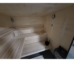 HARVIA Finnszauna Alaska View, 208 x 206 cm