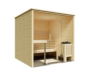 HARVIA Finnszauna Alaska View, 208 x 206 cm