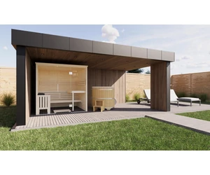 HARVIA Finnszauna Alaska View, 208 x 206 cm