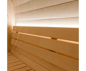 HARVIA Kuusi hordószauna 240 cm, teli hátfalas
